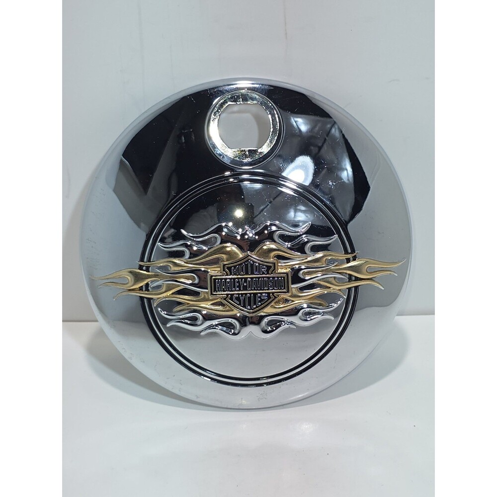 HARLEY-DAVIDSON  FUEL GAS CONSOLE DOOR COVER FLAMES